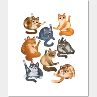 Cat Butts Posters and Art